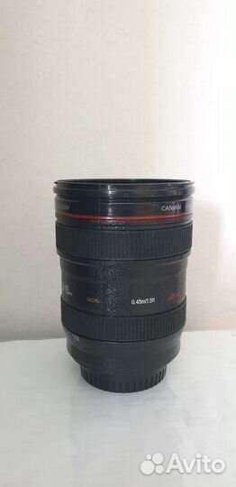 Стакан объектив фотоаппарата