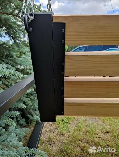 Садовые качели в стиле лофт