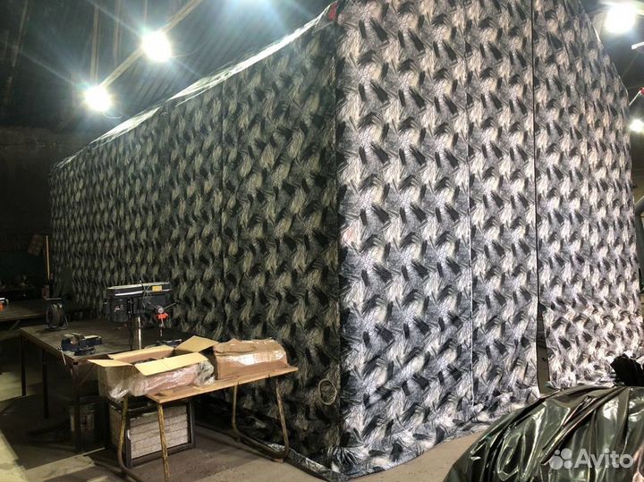 Временный ангар. Пневмокаркасное укрытие