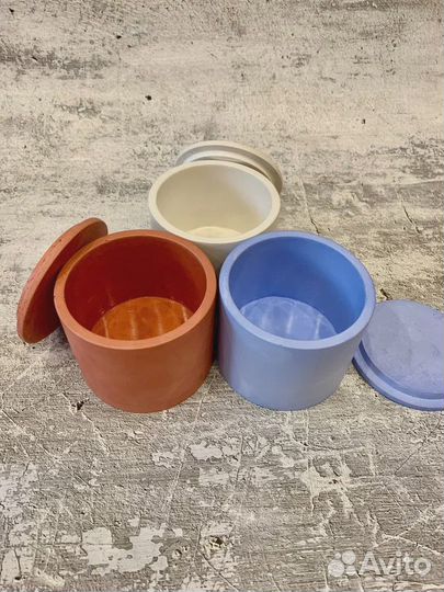 Гипсовый подсвечник