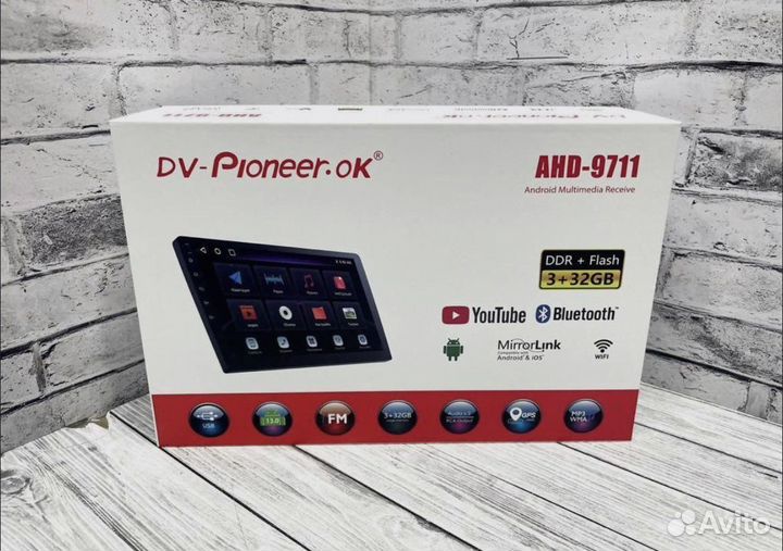 Автомобильная магнитола с экраном 9 дюймов