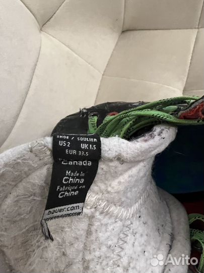 Коньки детские bauer vapor 33,5 размер