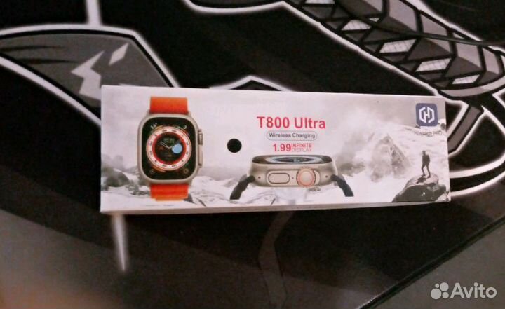 Смарт часы т 800Ultra чёрные