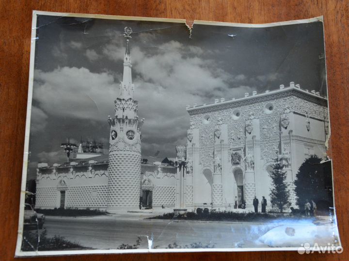 Фотографии СССР парад 1949, здание ВДНХ