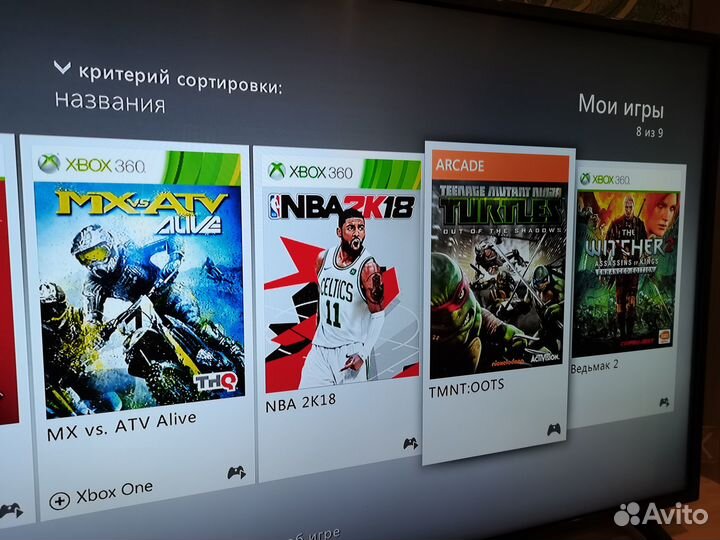 Xbox 360 Elite 320Gb + 9 Игр