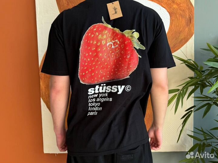 Футболка stussy тишка черная