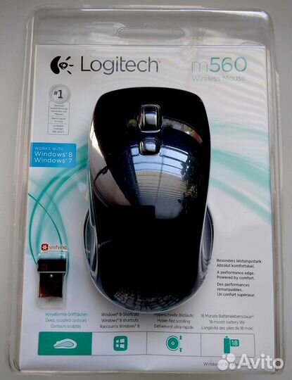Мышь Logitech M560 беспроводная новая оригинал