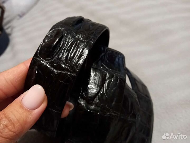 Кожаный ремень мужской