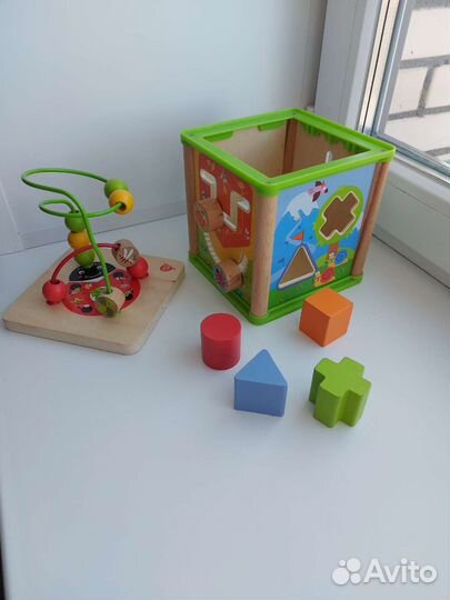 Развивающий куб сортер