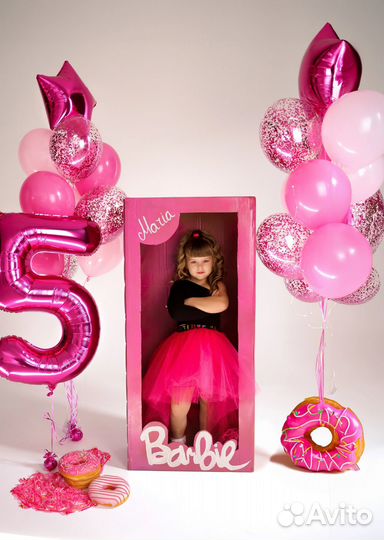 Коробка barbie для фотосессии