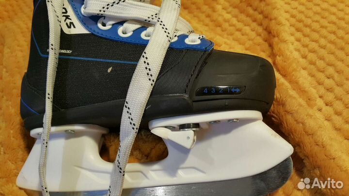 Коньки хоккейные детские раздвижные