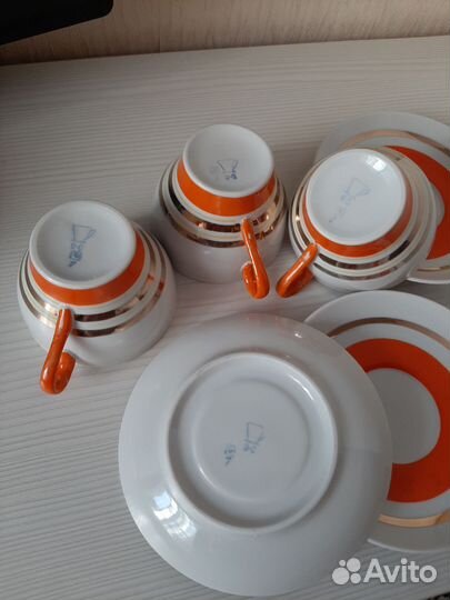 Чайные пары фарфор СССР Барановка