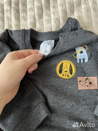 Костюм серый 80 размер