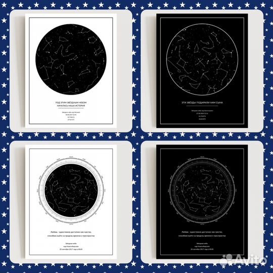 Карта звёздного неба