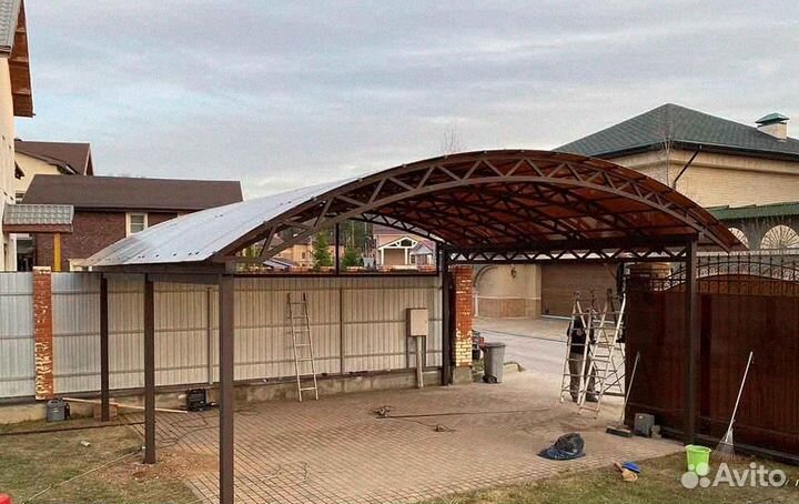 Навес под ключ