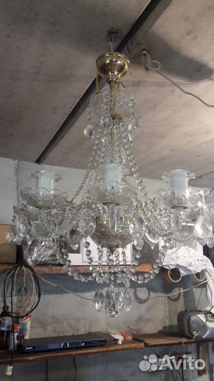 Люстра хрустальная богемия чехия