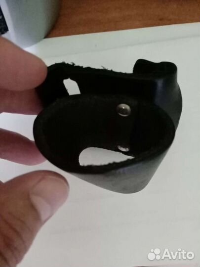 Палкодержатель кожаный новый