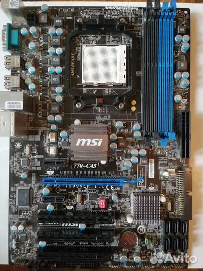 MSI 770-C45, Athlon II X4 630, 4GB DDR3, EN8600GT