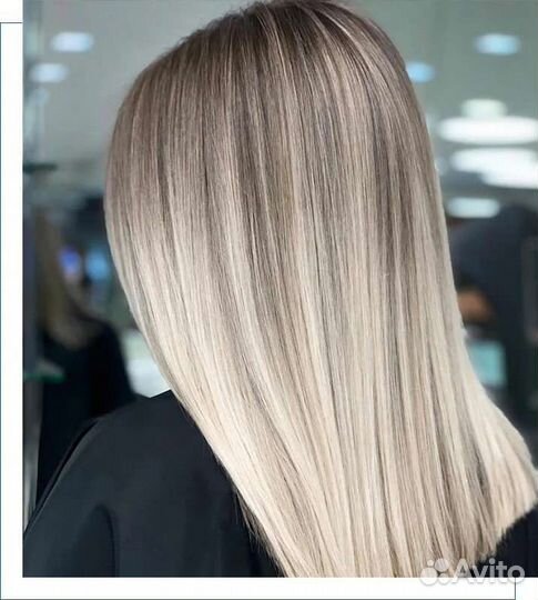 Сливочный блонд, услуги парикмахера