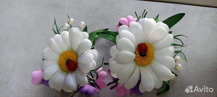 Резинки для волос ручной работы