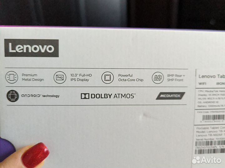 Планшет lenovo tab m10 fhd plus
