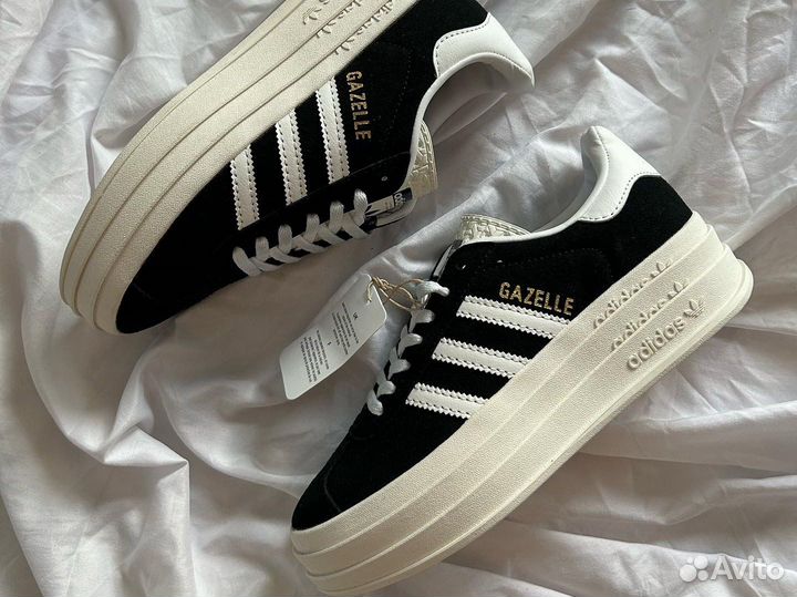 Кеды Adidas Gazelle Bold “Black”