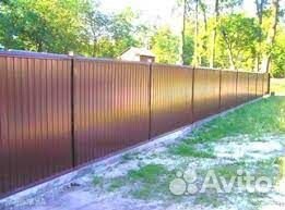 Заборы из профнастила