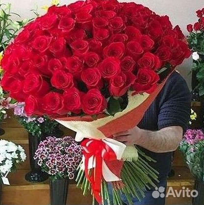 Высокие розы 150 160 170 180 190см доставка Москва