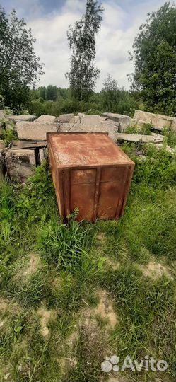 Мусорный контейнер металлический 0.75