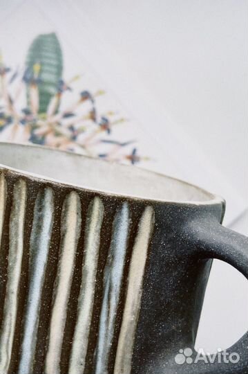 Кружка керамическая ручная работа