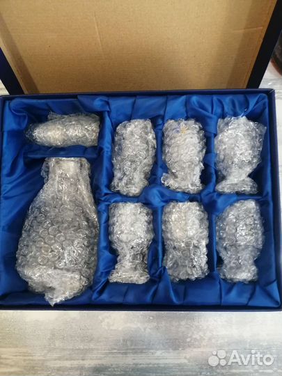 Хрустальный набор для коньяка, ликёра, водки