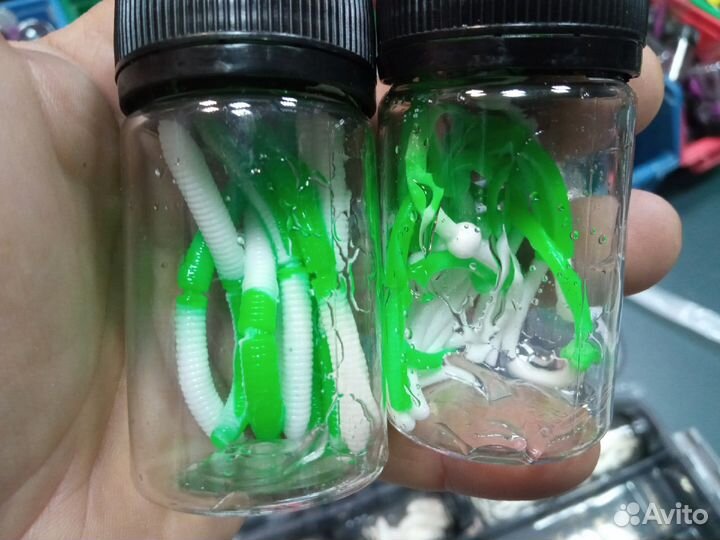 Светящиеся форелевые приманки на зиму 14 банок