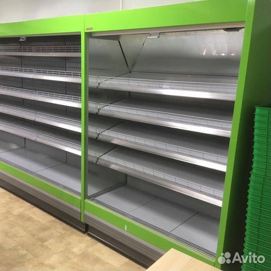 Холодильная горка витрина для продуктов и напитков