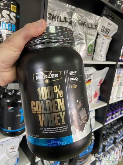 Maxler 100 Golden whey 908 рост мышц