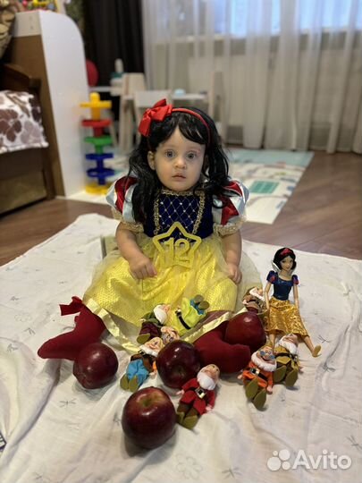 Платье белоснежки 80-86