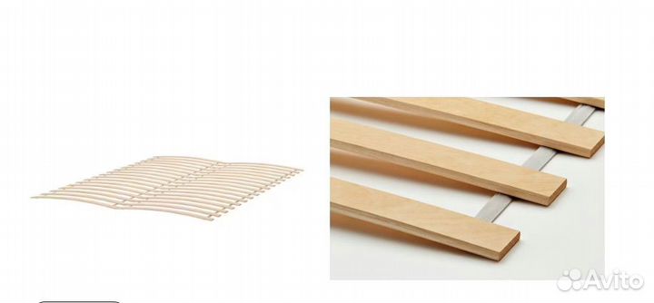 Luröy лурой Реечное дно кровати икеа 1600х2000