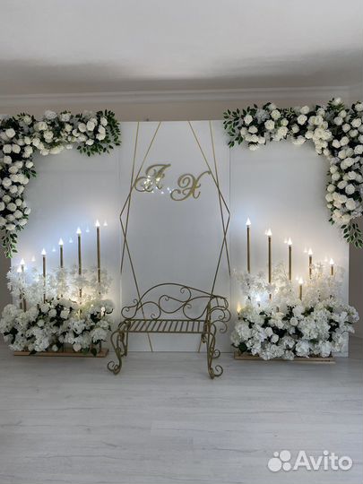 Аренда фотозоны на свадьбу