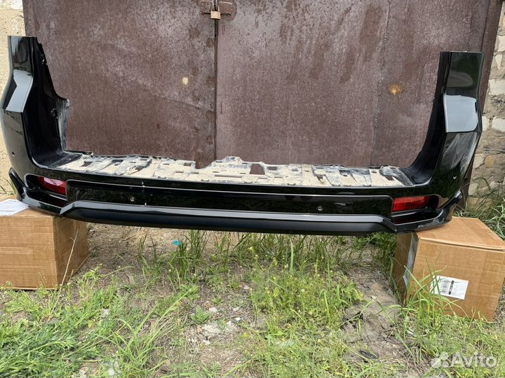 Бампер задний black onyx от Prado 150