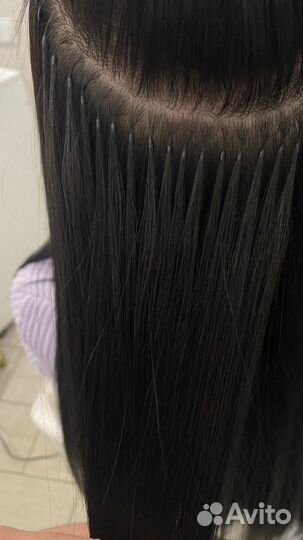 Наращивание волос на дому
