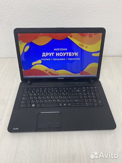 Toshiba 17.3 intel pentium 4gb 320gb