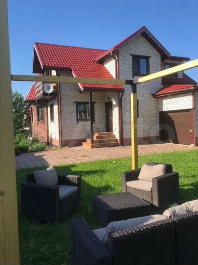 Коттедж 140 м² на участке 8 сот.