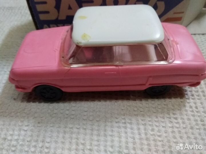 Советская игрушка машинка Запарожец, коробка