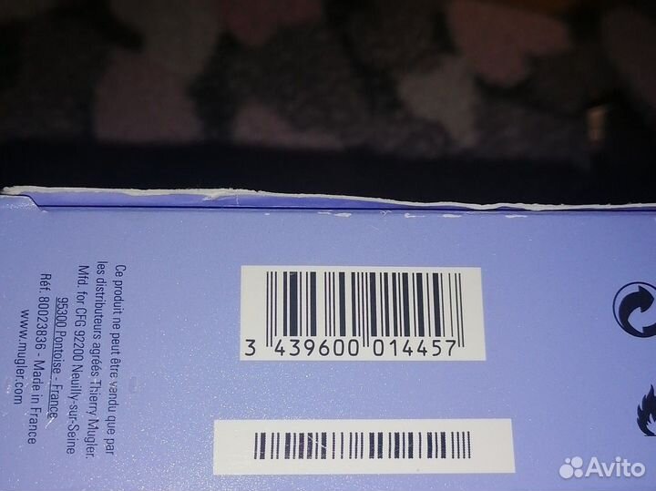 Духи женские mugler angel eau sucree