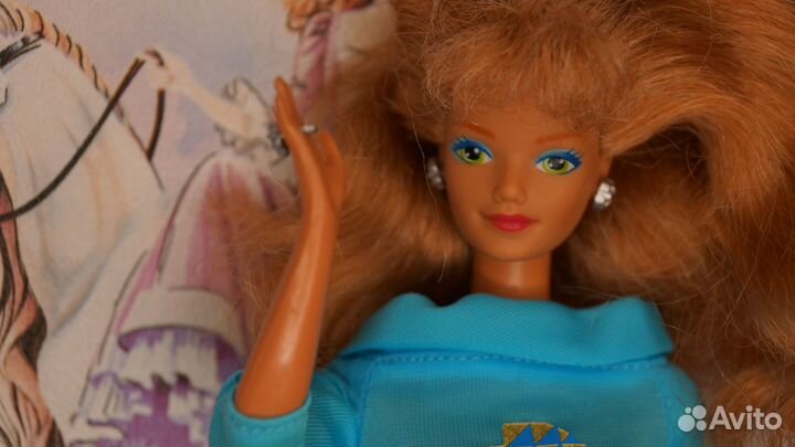 Комплекты серьги и кольцо для кукол барби и других