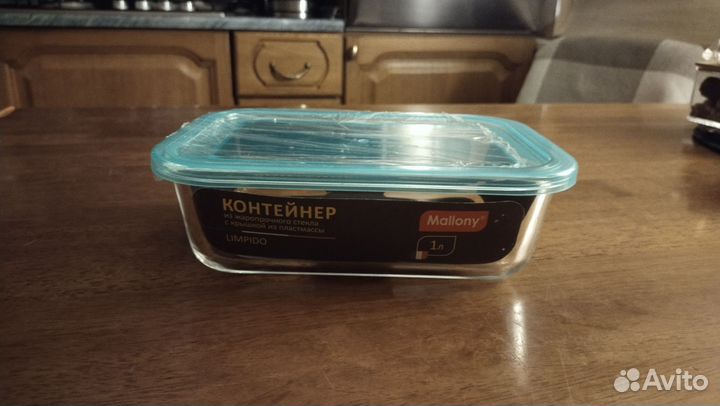 Контейнер из жаропрочного стекла