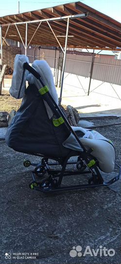 Санки коляска nika