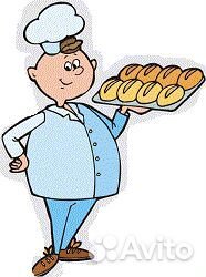 Рабочий в кондитерский цех