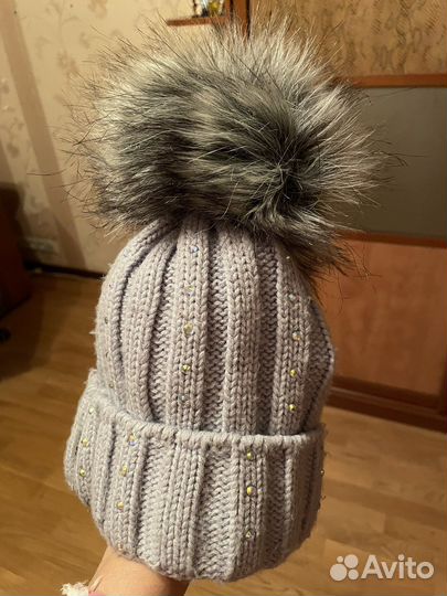 Шапка на девочку 9-10 лет