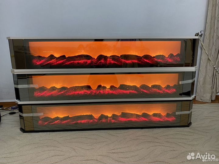 Тумба под тв с камином