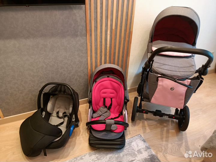 Коляска tutis zippy NEW 2в1 с автолюлькой